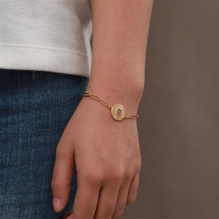 Circle Card Bracelet