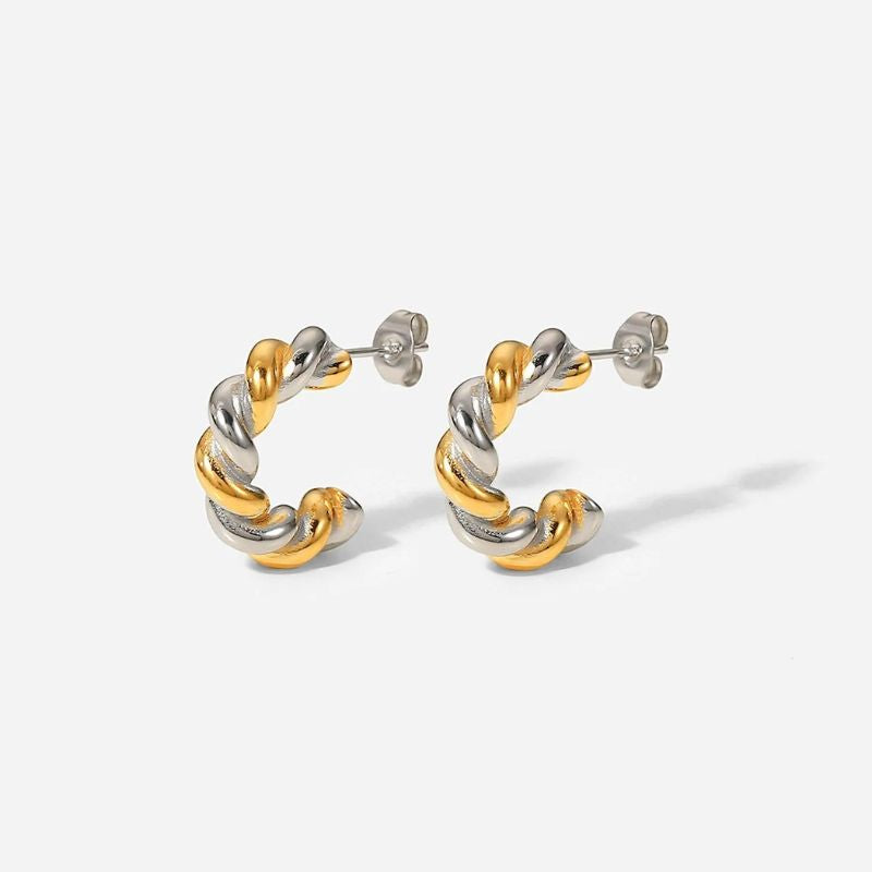 Twist Hoop Earrings