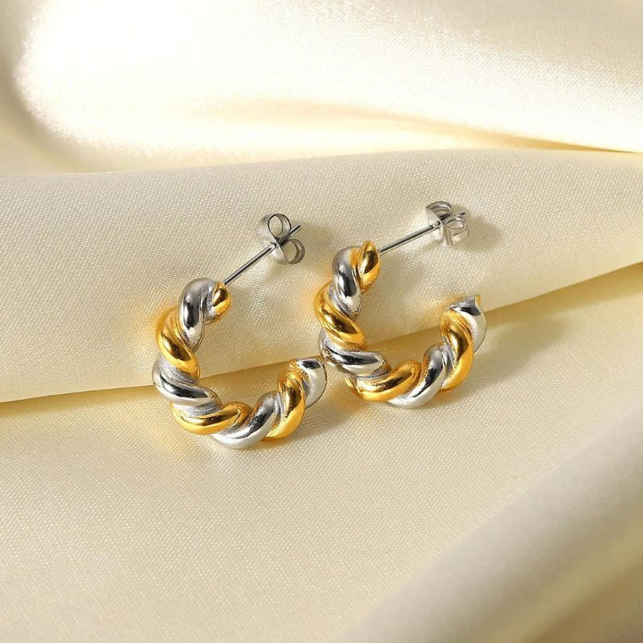 Twist Hoop Earrings