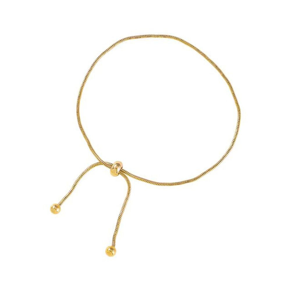 Isabella Gold Bean Bracelet