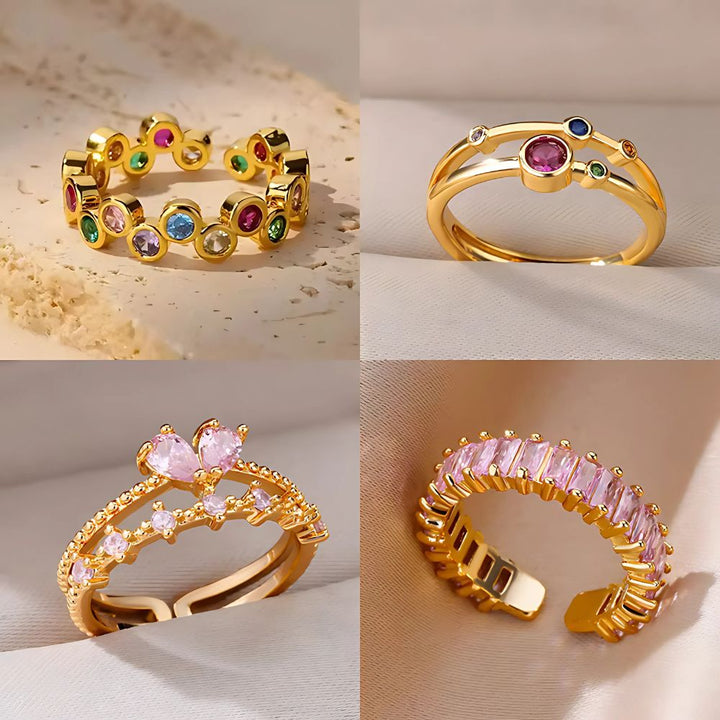 Aesthetic Gold Rings