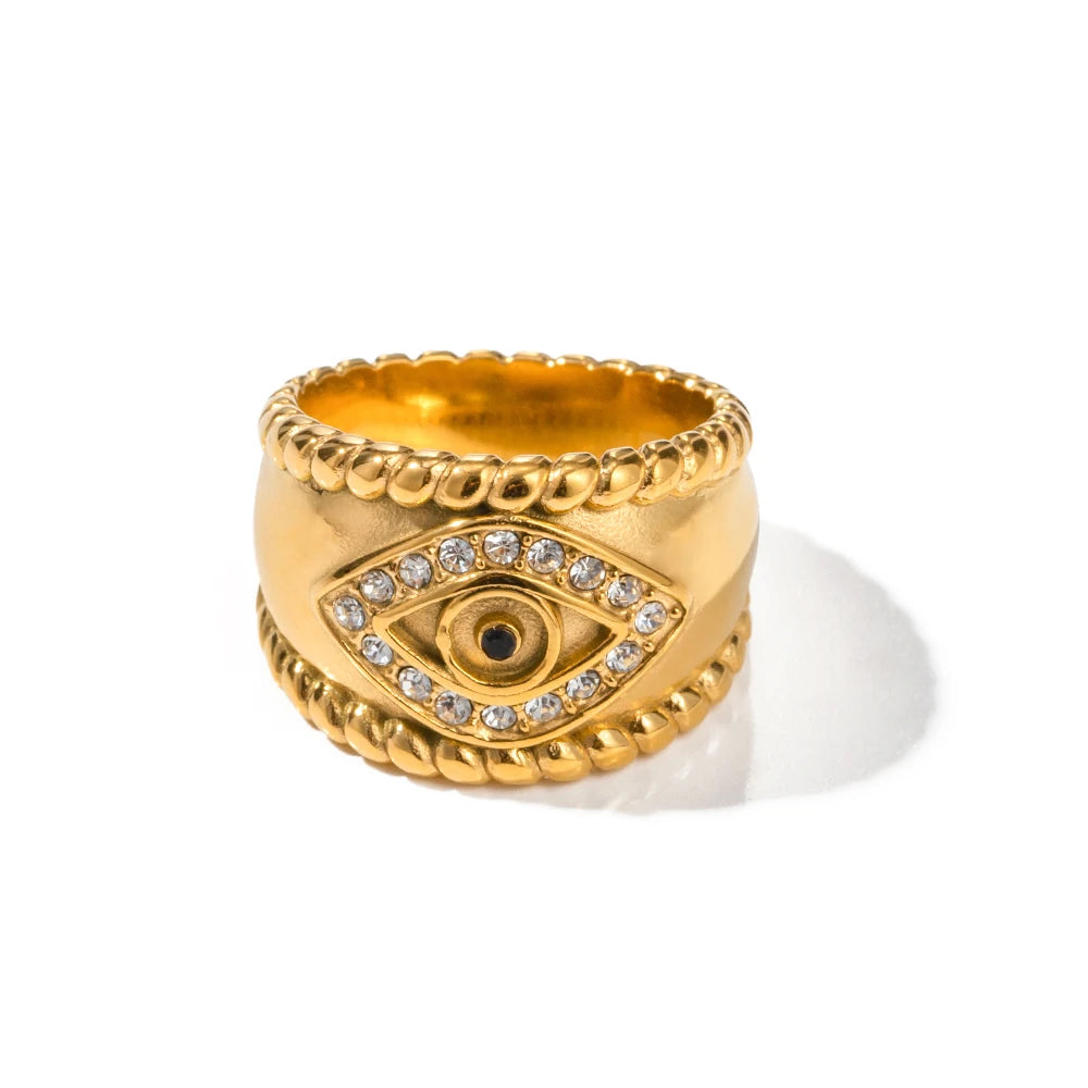 Twist Eyes Ring