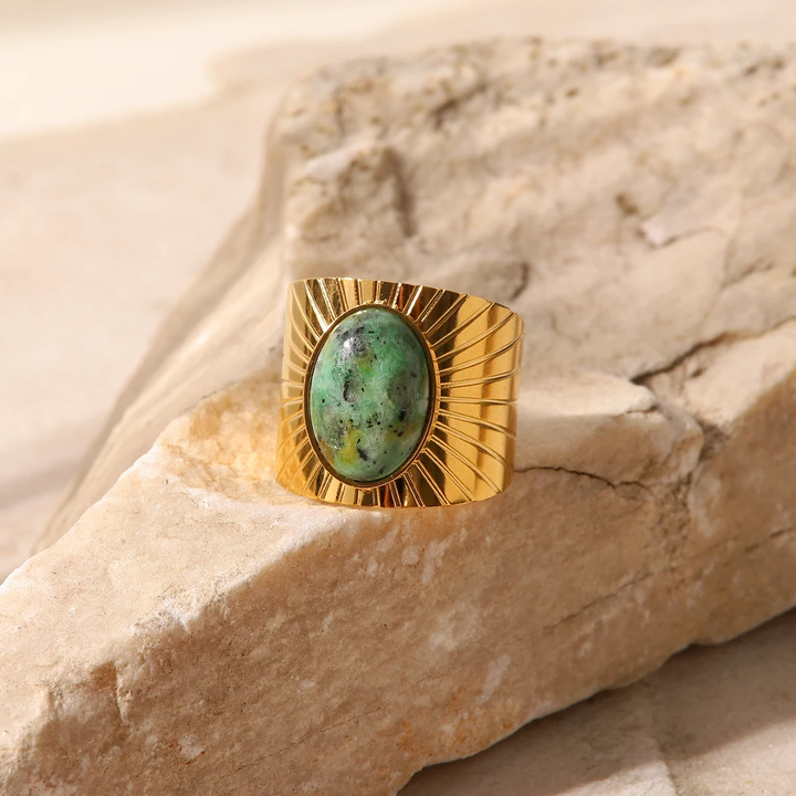 Sun Turquoise Ring