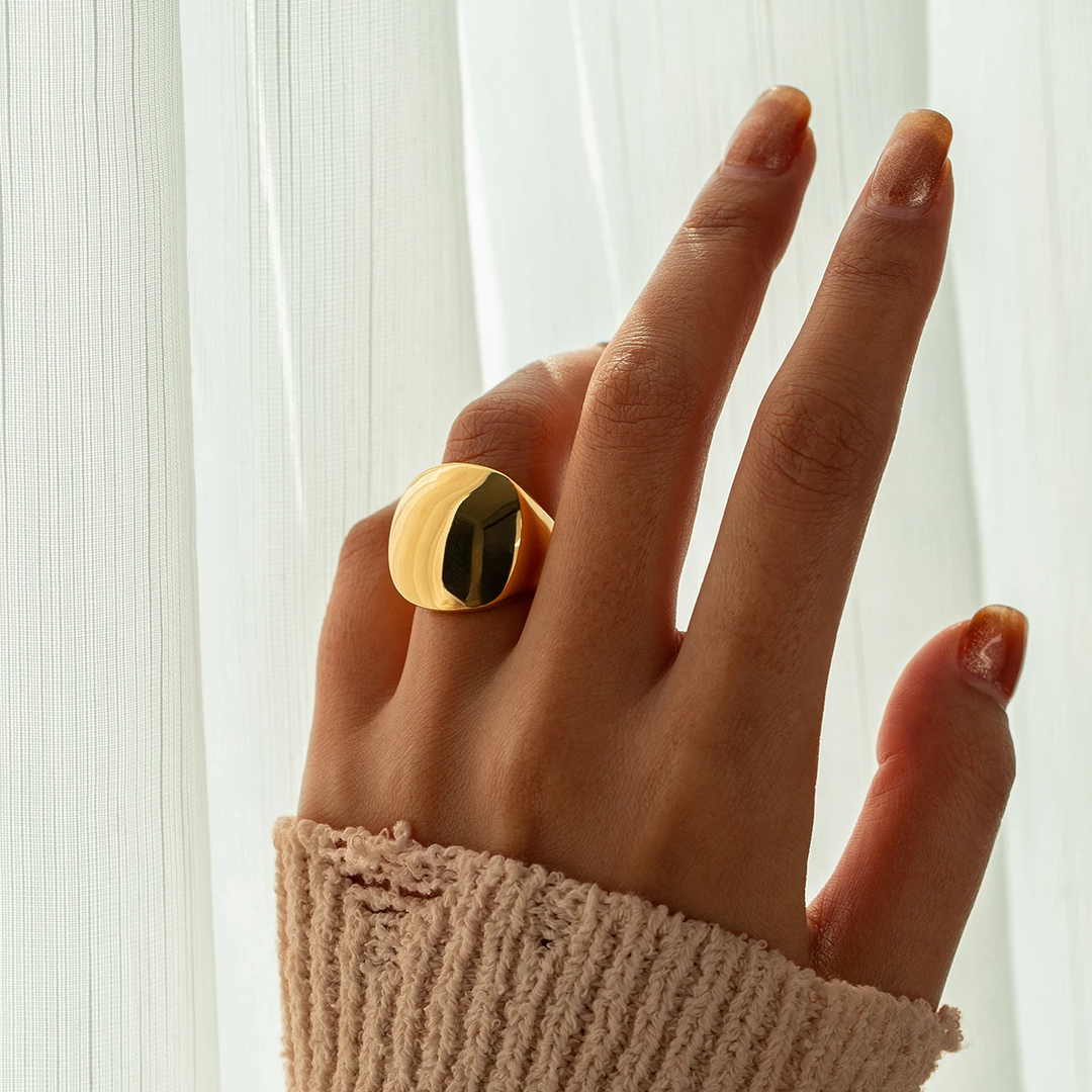 Maya Gold Ring