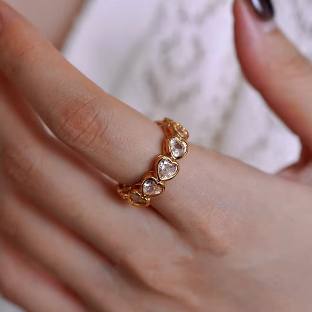 Ethel Heart Rings