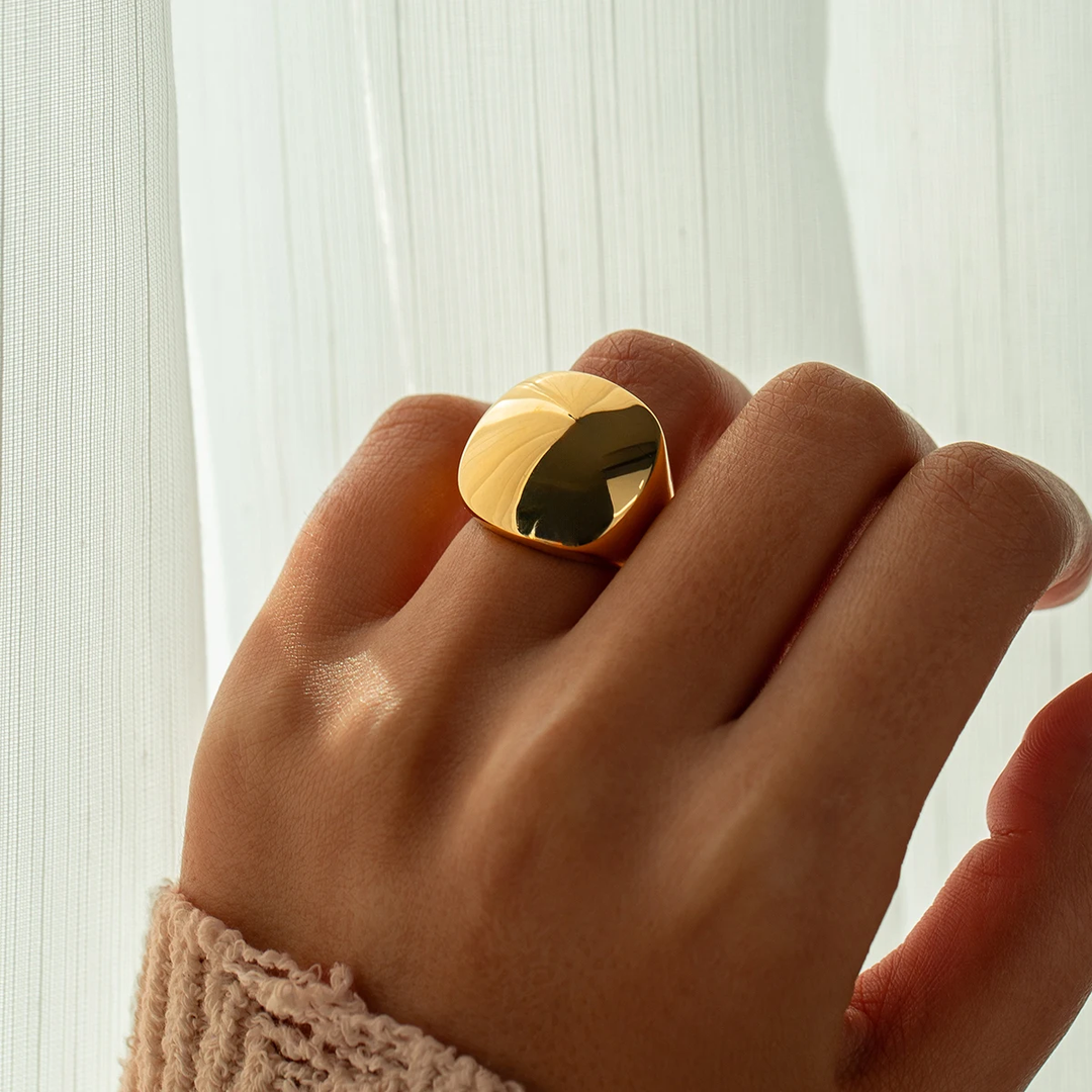 Maya Gold Ring