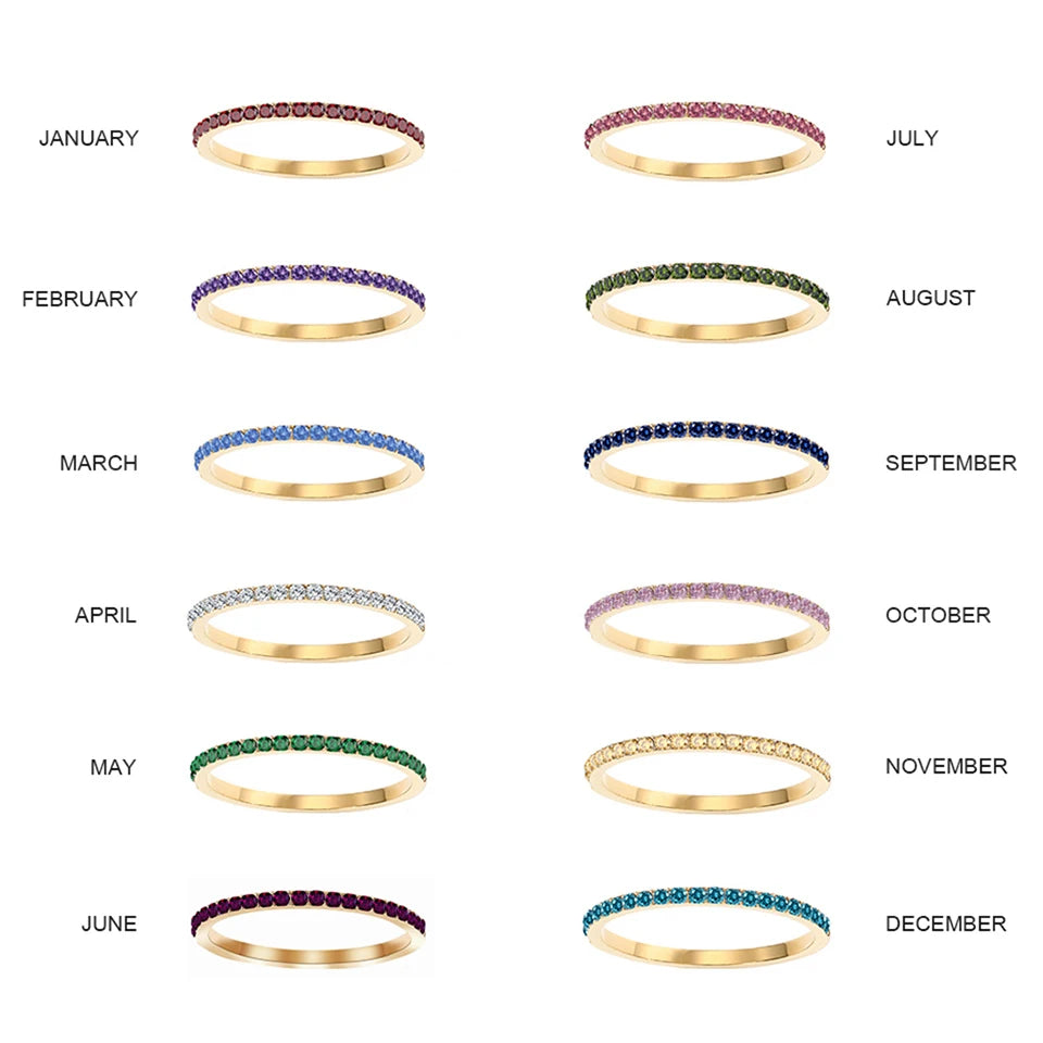 Birthstone Zodiac Ring