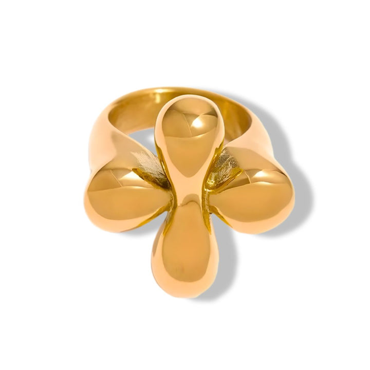 Golden Flower Ring