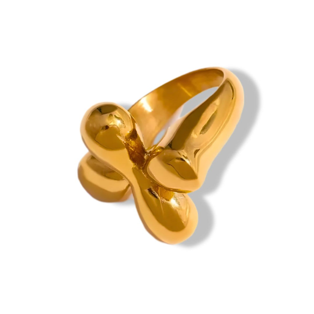 Golden Flower Ring