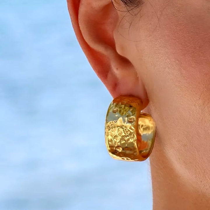 Amalfi Hammered Earrings