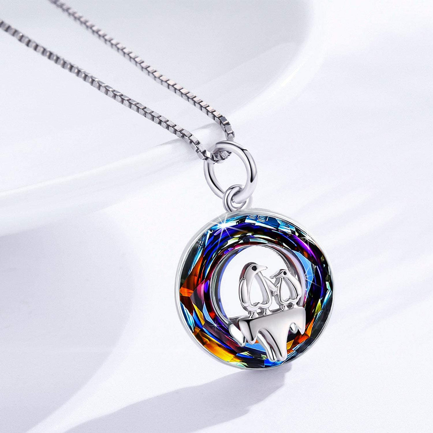 "You are the Best Mama Penguin" Necklace