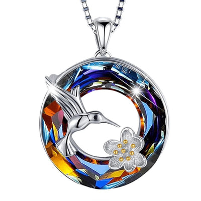 'Hummingbird' Crystal Necklace