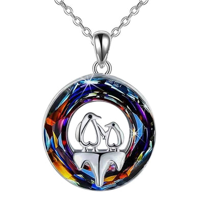 "You are the Best Mama Penguin" Necklace